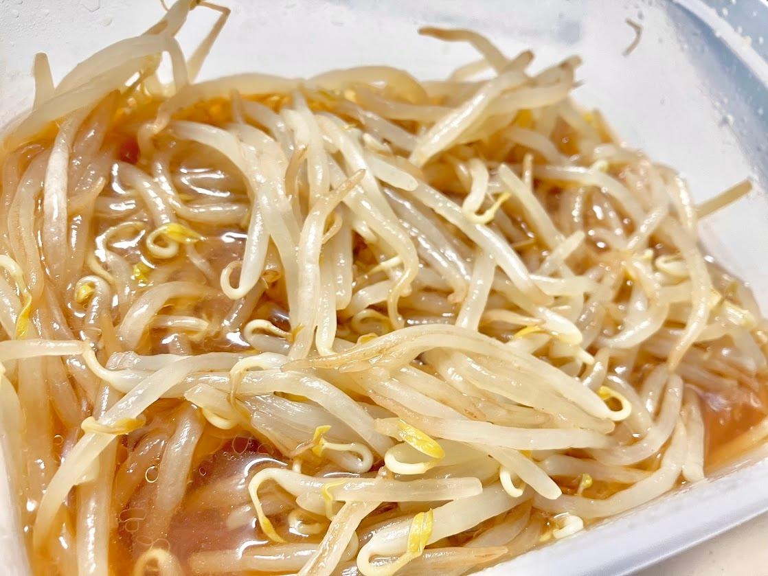 茹でなし!レンジで簡単もやしのナムル