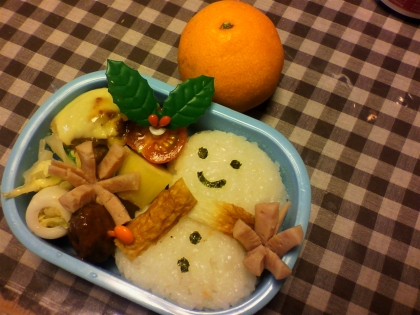 幼稚園の弁当に作りました。かわいくできて嬉しいです☆