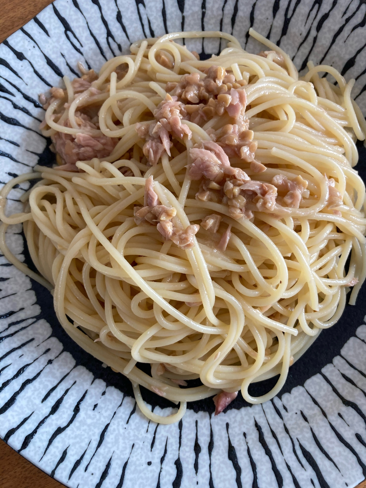 簡単！納豆ツナパスタ