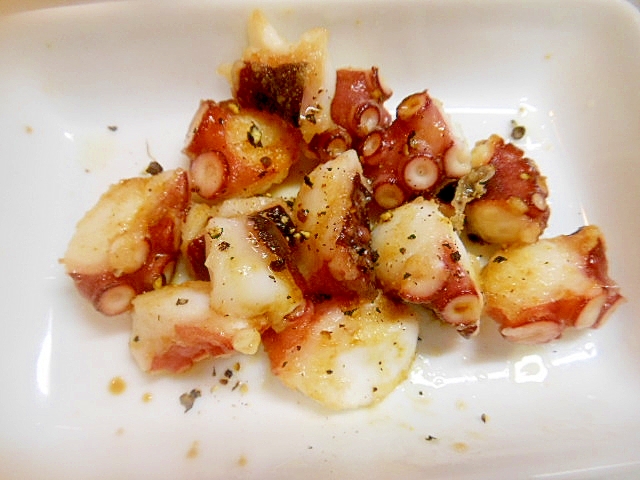 おつまみ タコのガーリッククレソルソテー レシピ 作り方 By アルプスの乙女 楽天レシピ