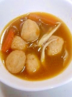 肉だんごと野菜のみそカレースープ