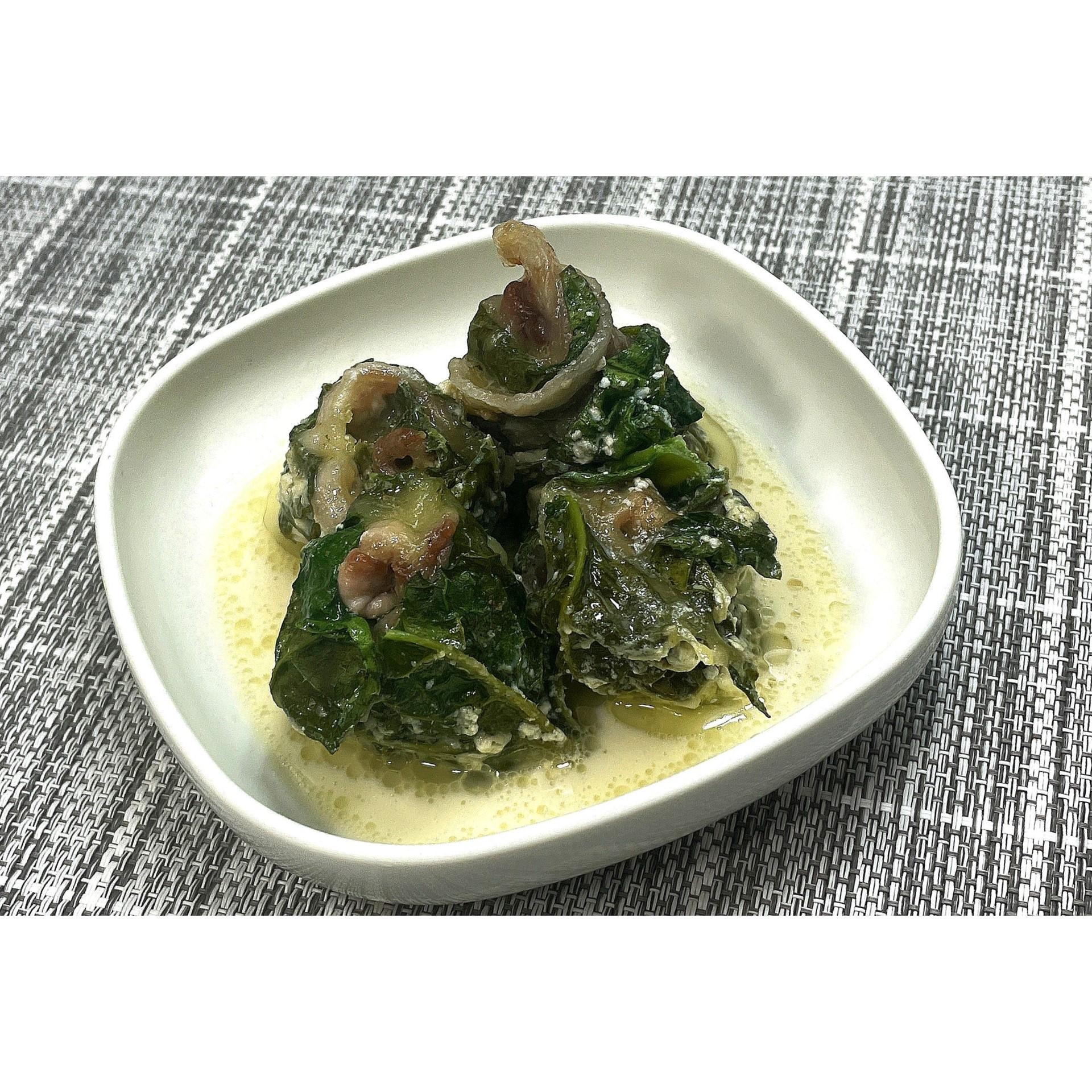 かつお菜のポークチーズ巻き★動画あり★