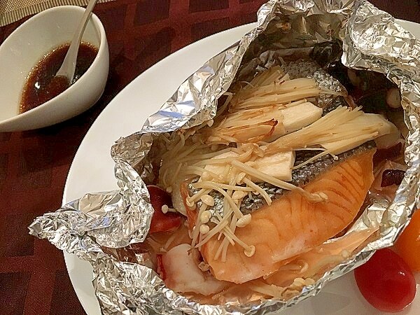 鮭とタコのホイル包み焼き レシピ 作り方 By 週末は男子厨房 楽天レシピ