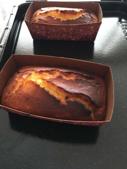 柚子茶のパウンドケーキ