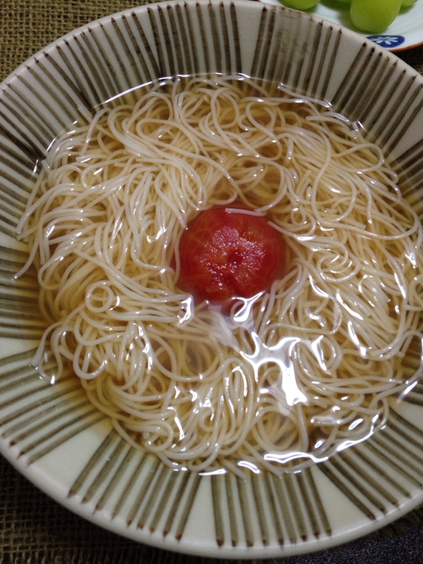 優しいお味☆漬けトマトそうめん