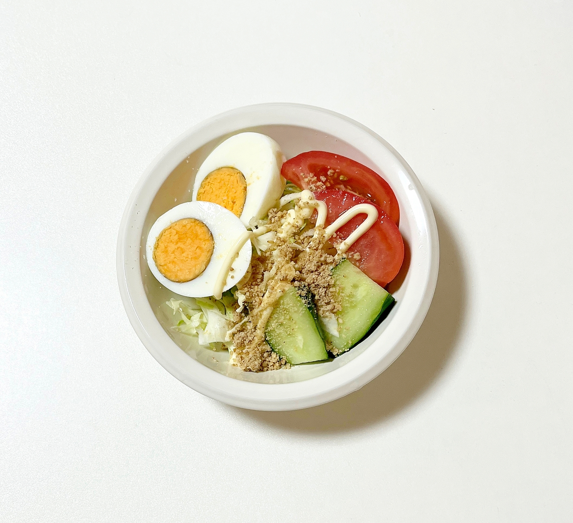 朝食☆ゆで卵サラダ