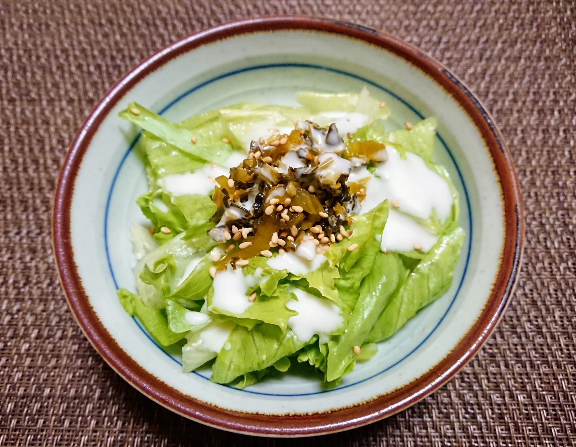 高菜とレタスのおつまみサラダ