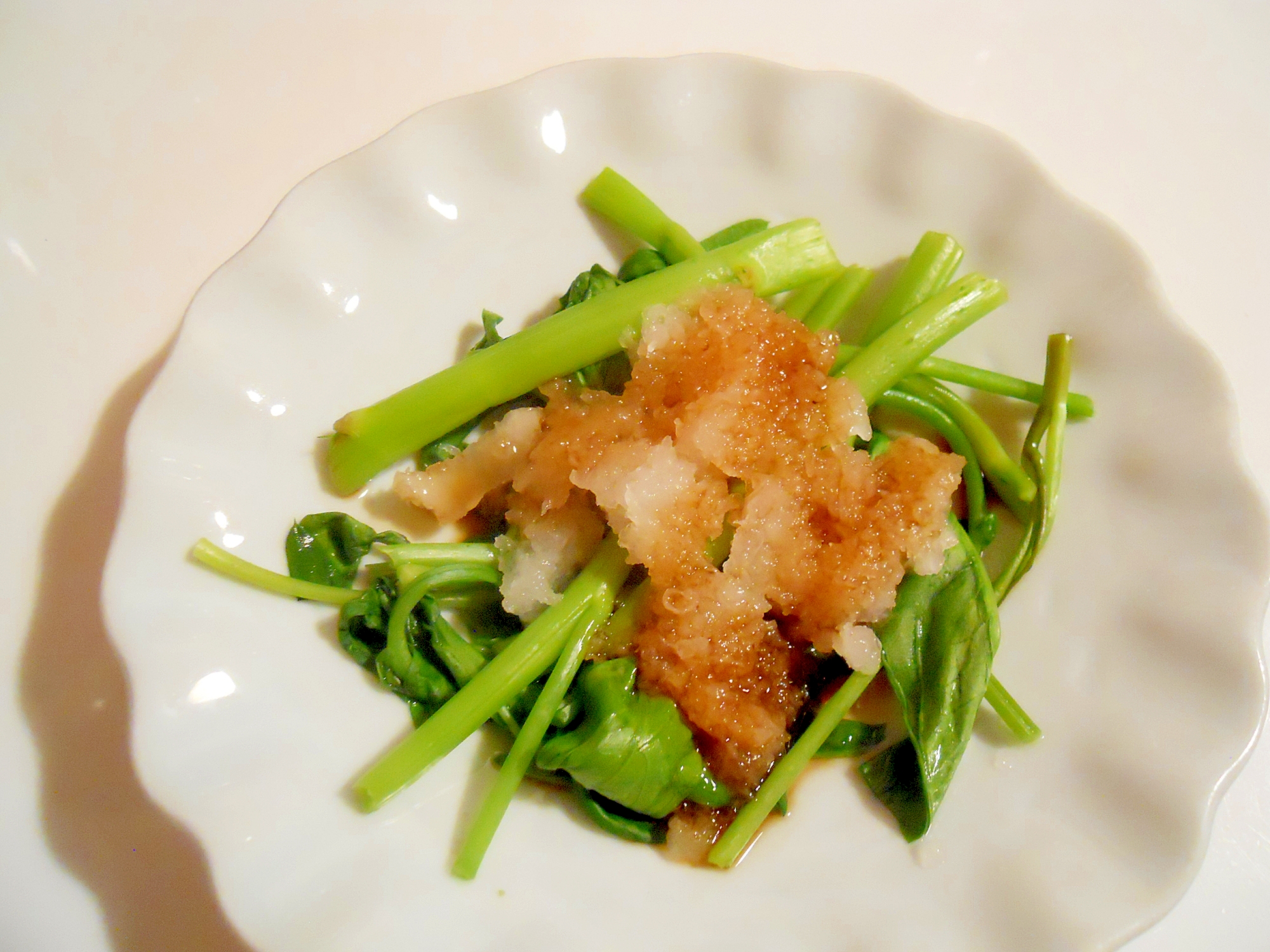 旬を味わう 空芯菜 おろしポン酢和え レシピ 作り方 By ブ 子 楽天レシピ 旬を味わう 空芯菜 おろしポン酢和え レシピ 作り方 By ブ 子 楽天レシピ