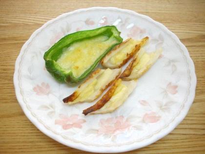 おつまみに！ぴーちく♪チーズ焼き