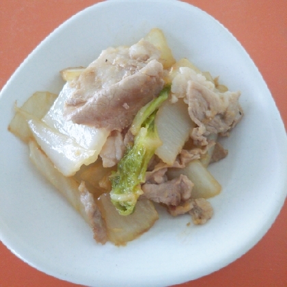 白菜と豚肉