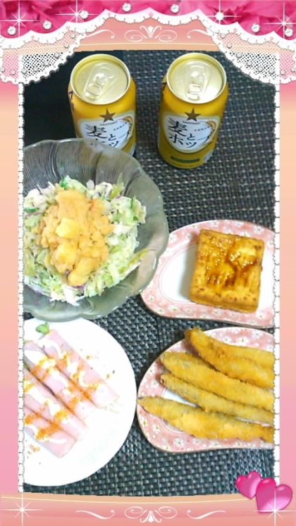 15日の日曜日ランチに彼と食べました☆ウフッコラボ～(≧∇≦)美味しいから色々な人に食べてもらいたいレシピです(*^o^*)