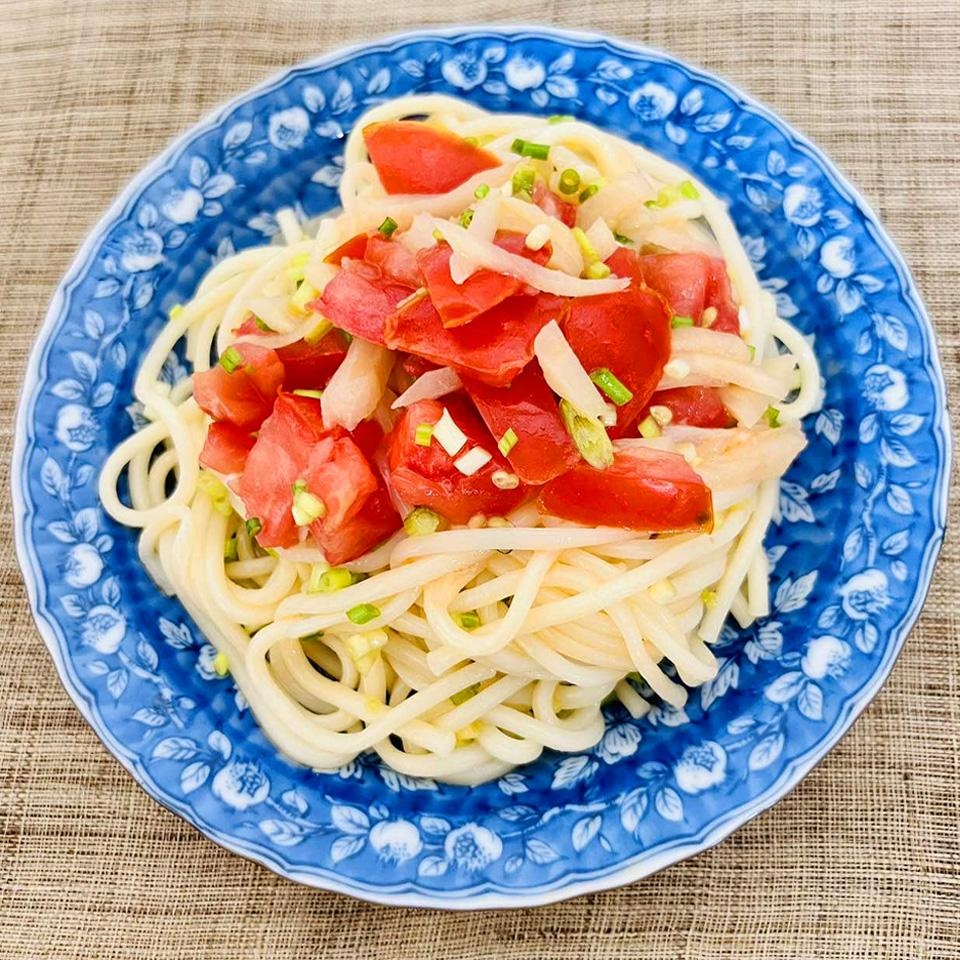 夏の冷やしうどん☆カラシが決め手！ほのかに中華風