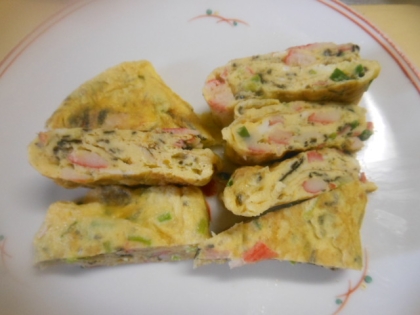 はぁぽじさん
こんにちは～♪
彩も綺麗でカニカマの旨みで美味しかったです(*^^)v
ご馳走様でした♪