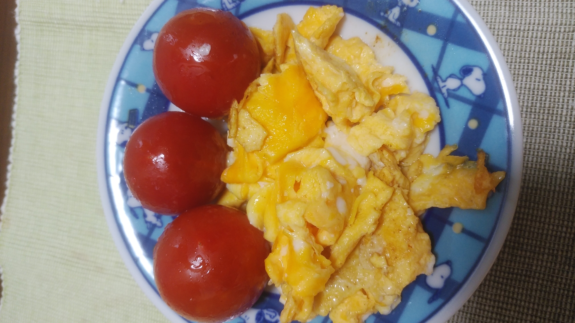 卵とトマトの中華炒め