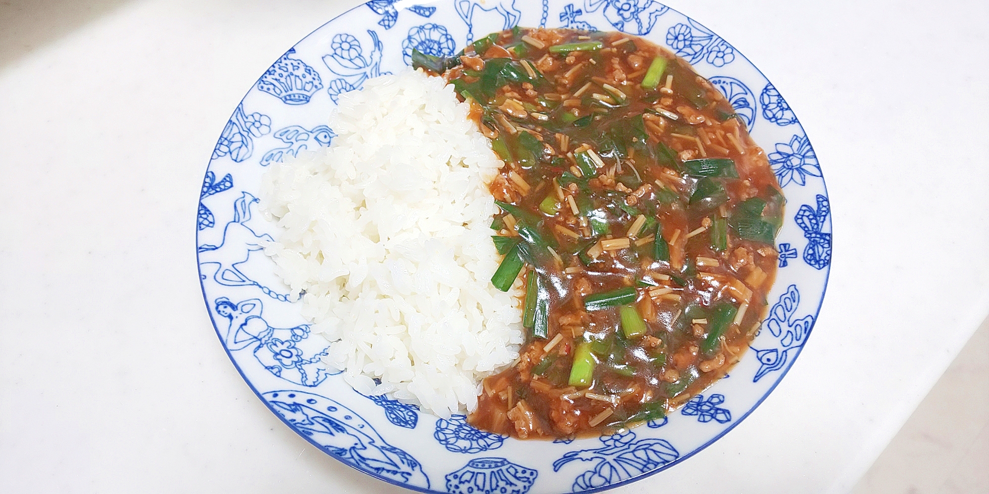 豚韮あんかけご飯＋＋