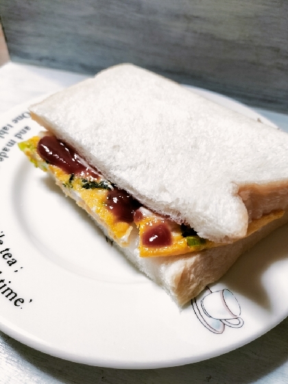 そしてこちら♬明日の朝食サンドイッチです♡朝起きてすぐにサンドイッチ食べれるの幸せ〜✨素敵なレシピ感謝です(⁠◕⁠ᴗ⁠◕⁠✿⁠)