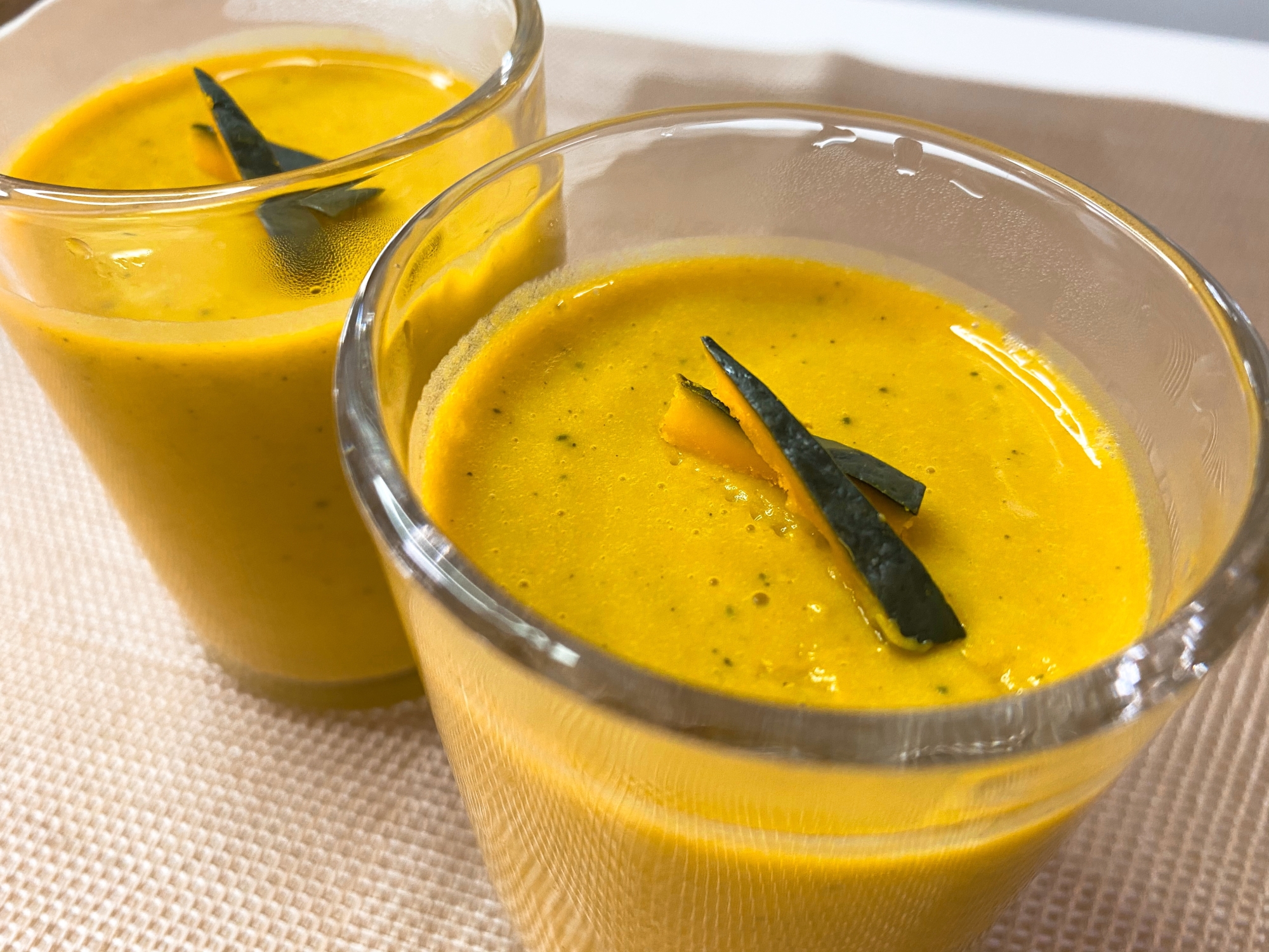 濃厚で美味しいよ♬ 豆乳かぼちゃプリン♬