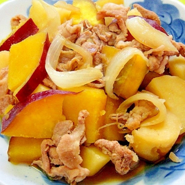 じゃがいもとさつまいもの肉じゃが レシピ 作り方 By Mint74 楽天レシピ じゃがいもとさつまいもの肉じゃが レシピ 作り方 By Mint74 楽天レシピ