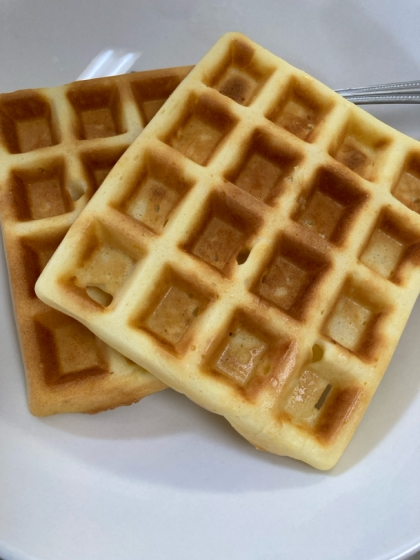 米粉のワッフルは初めて
でしたがサクふわで美味しかったです
(*≧∪≦)
