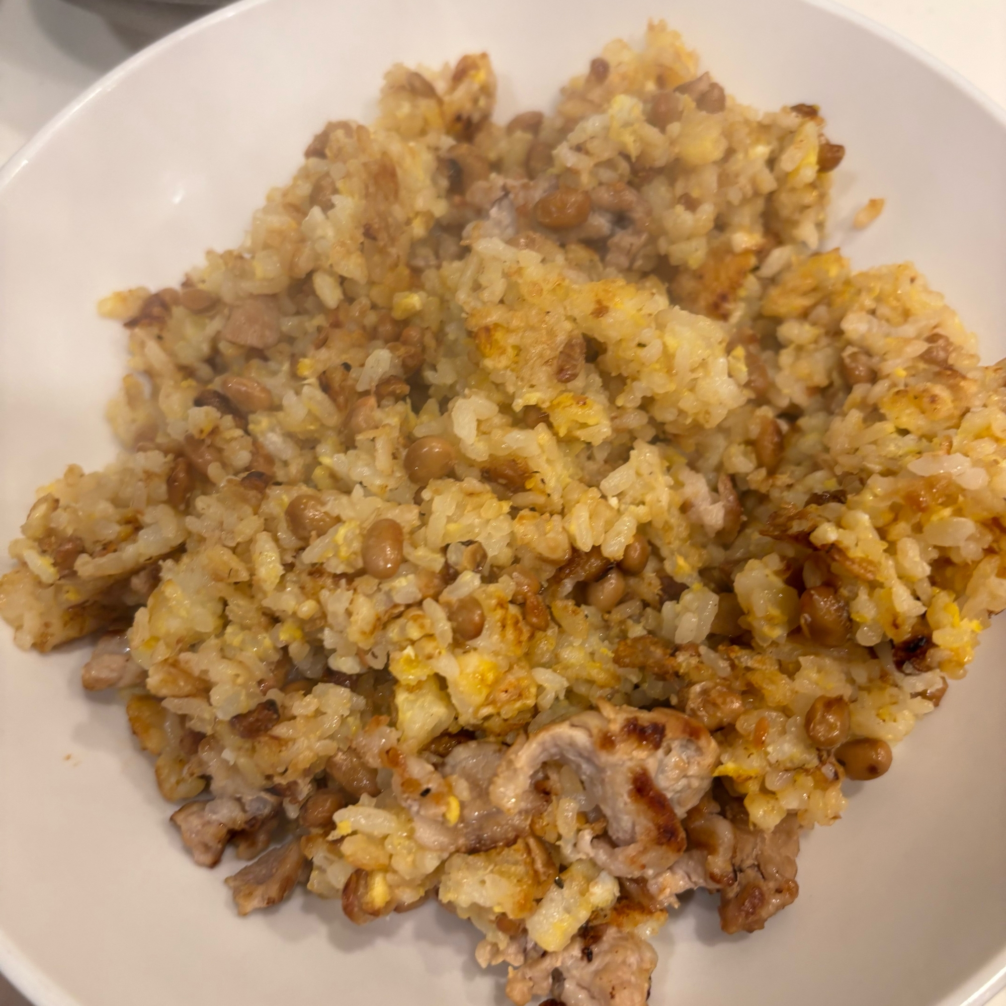 ぶたこま納豆チャーハン