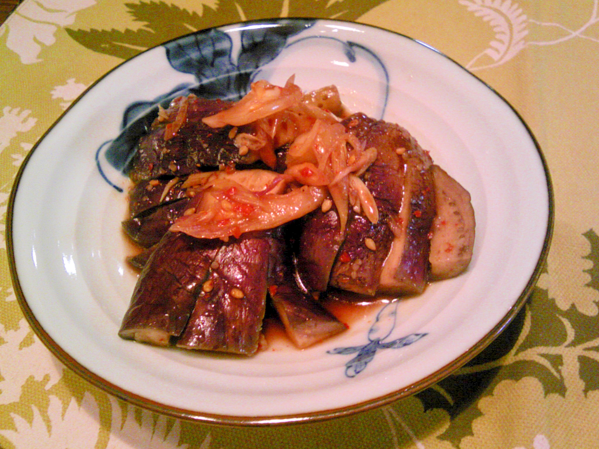 なすの冷製 韓国風たれ 茗荷で レシピ 作り方 By Yushiyutot 楽天レシピ