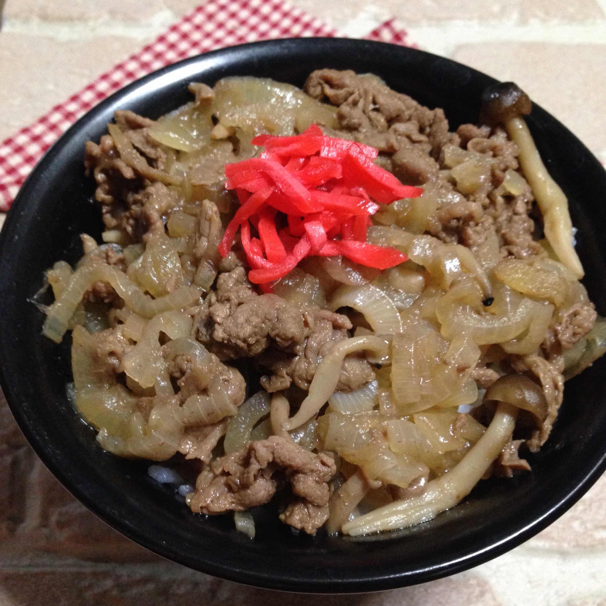 牛しめじ丼♪