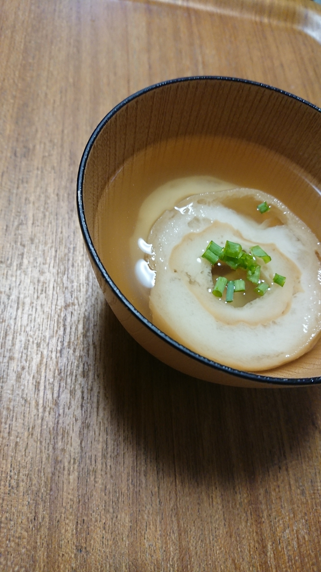 ミニ車麩(ぜにふ)のお吸い物