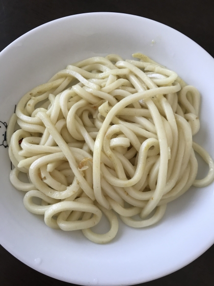 超シンプル☆ごま油香る具なし焼うどん