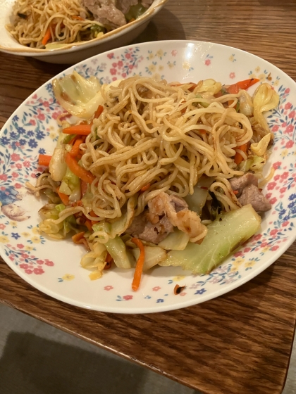 韓国風　ピリカラ焼きそば　コチュジャン風味