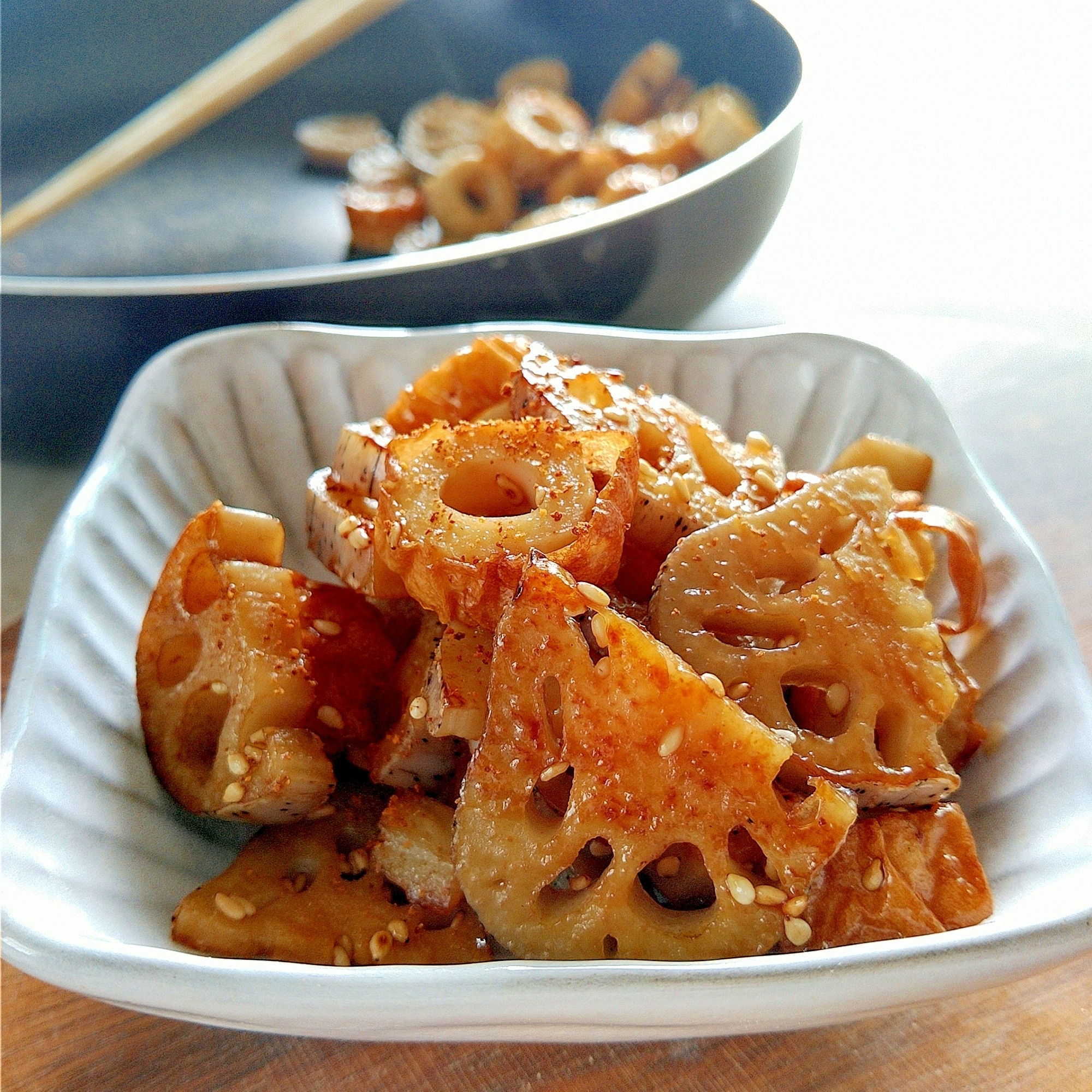 厚めれんこんとちくわのきんぴら レシピ・作り方 by yu.32 - 楽天レシピ