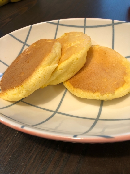 フワッとしていてほんのり甘く美味しかったです♪
材料が少なく簡単で助かりました^^