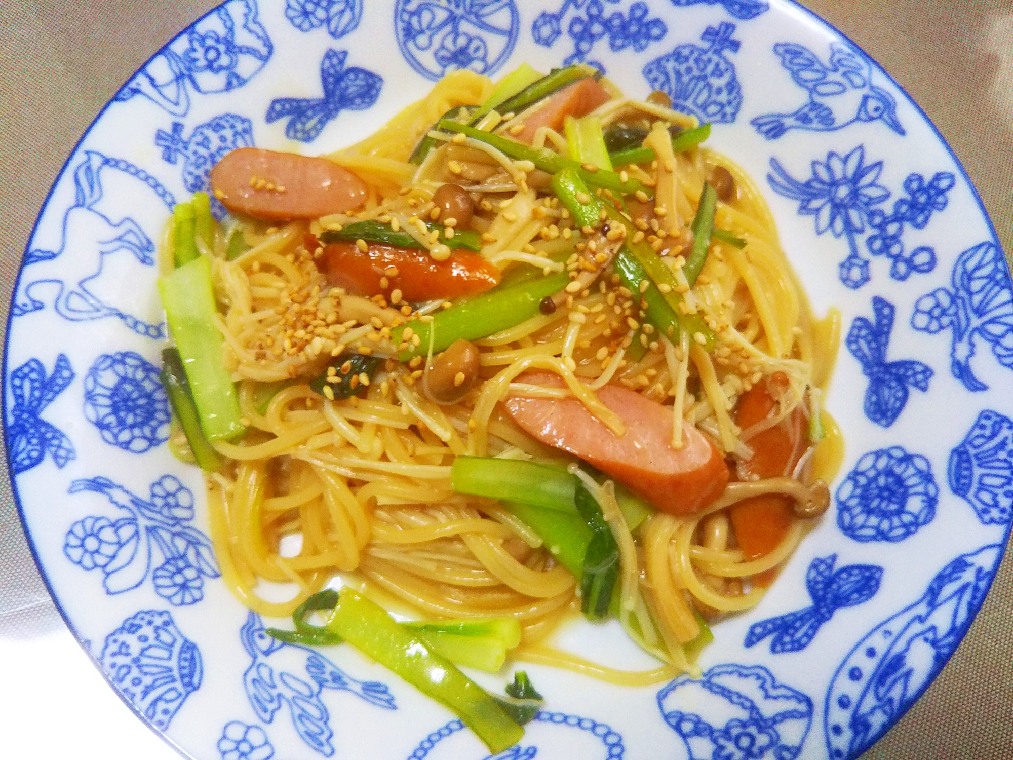 きのこたっぷり和風パスタ＋＋