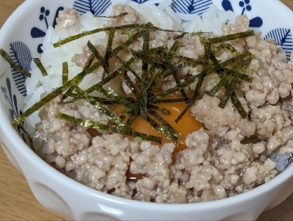 すき家を再現！鶏そぼろ丼☆