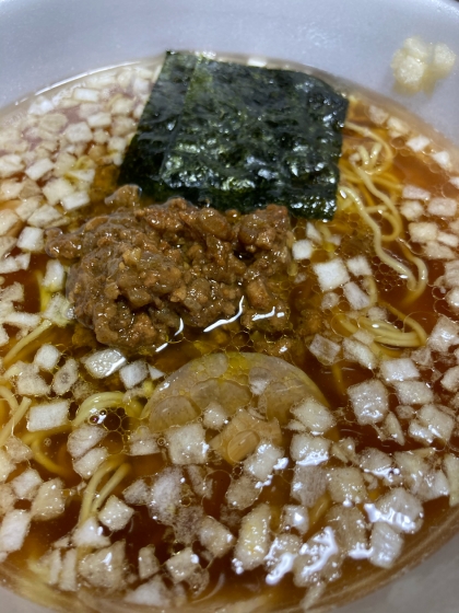 カレーリメイク☆節約カレーラーメン