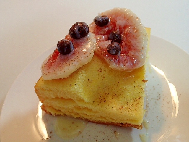 無花果と麦チョコのミルキーカカオ シフォンケーキ レシピ 作り方 By ぷ みぃまま 楽天レシピ