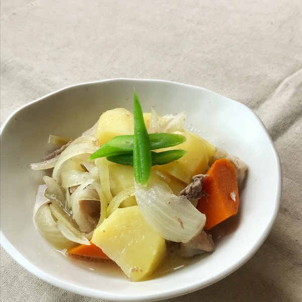 レンジで簡単 塩肉じゃが レシピ 作り方 By Mma05 楽天レシピ レンジで簡単 塩肉じゃが レシピ 作り方 By Mma05 楽天レシピ