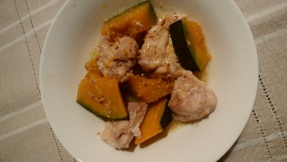 子供が喜ぶ！鶏肉とカボチャのハニーマスタード炒め♪