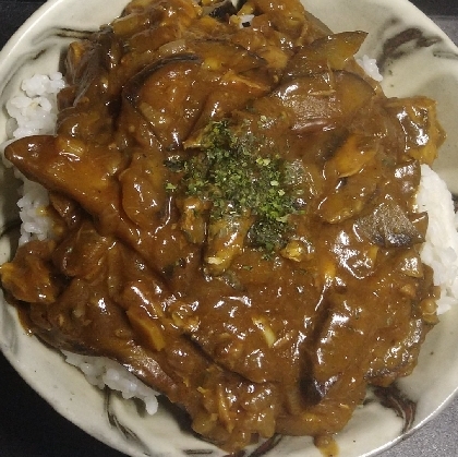 さば缶となすのカレー