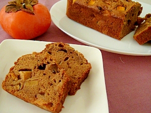 柿の黒糖パウンドケーキ レシピ 作り方 By Lukママ 楽天レシピ 柿の黒糖パウンドケーキ レシピ 作り方 By Lukママ 楽天レシピ