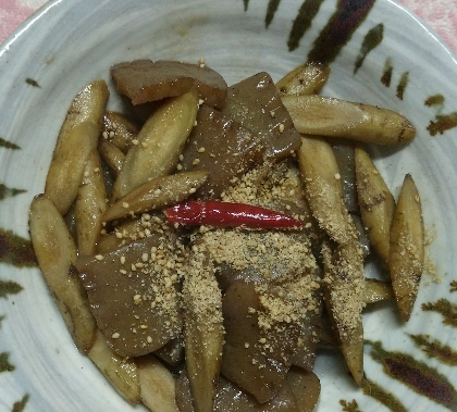 ピリ辛 ごぼうとコンニャクの炒め煮 レシピ 作り方 By ケロロ姫 楽天レシピ ピリ辛 ごぼうとコンニャクの炒め煮 レシピ 作り方 By ケロロ姫 楽天レシピ