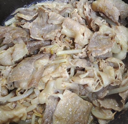長ねぎ＆もやしde ᕷ* 豚肉のしょうが焼きꕤ୭*