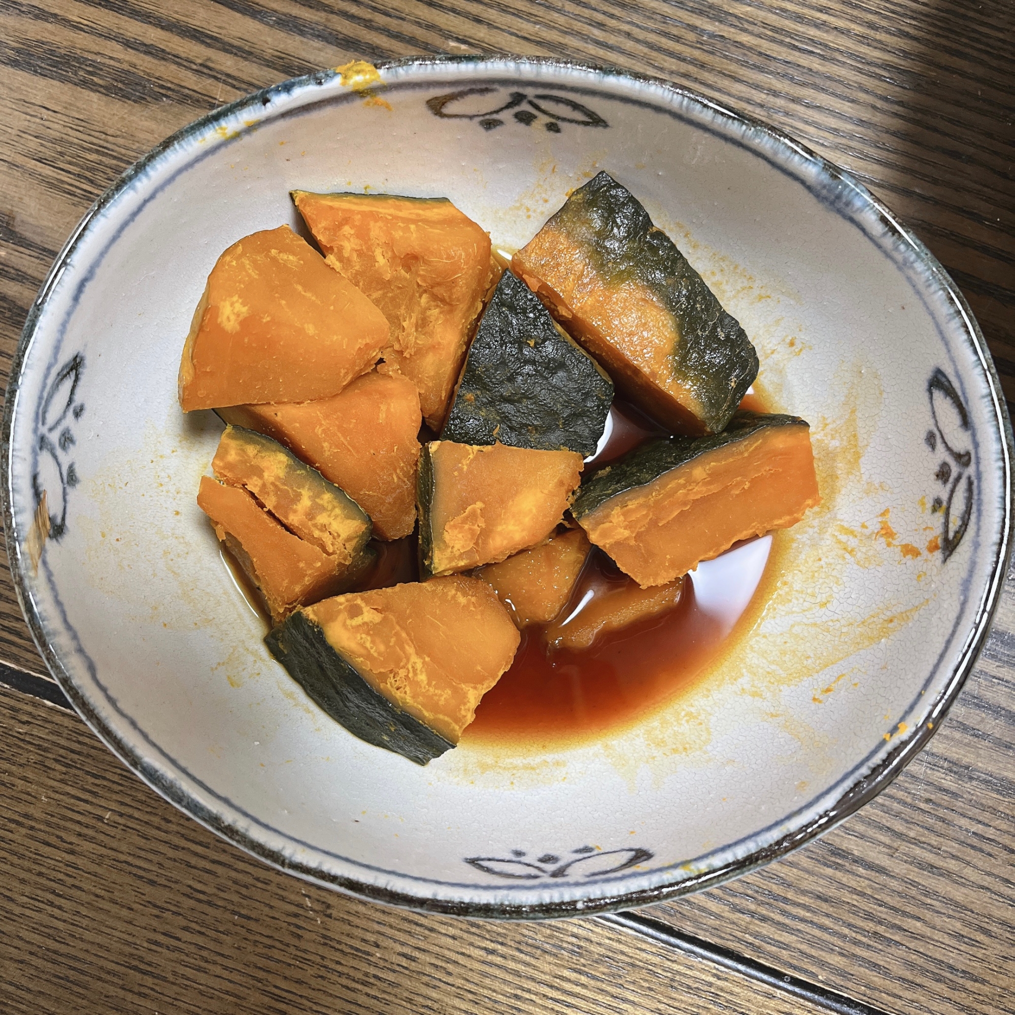 甘さ控えめかぼちゃの煮物