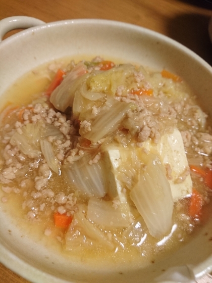 とろける白菜とお豆腐の相性が最高でした(о＾∇＾о)ごちそうさまでした！