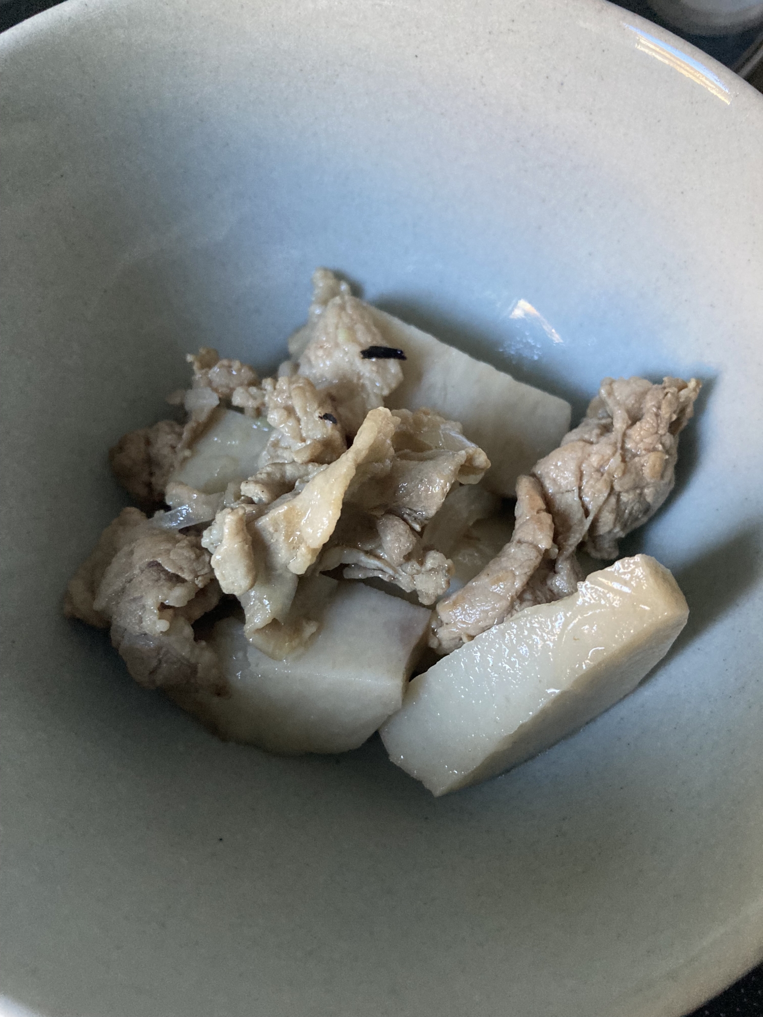 里芋と豚肉の煮物