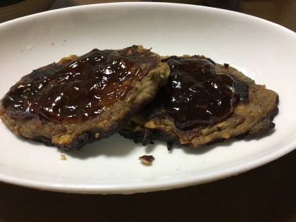 塩麹でいわしの照り焼きハンバーグ