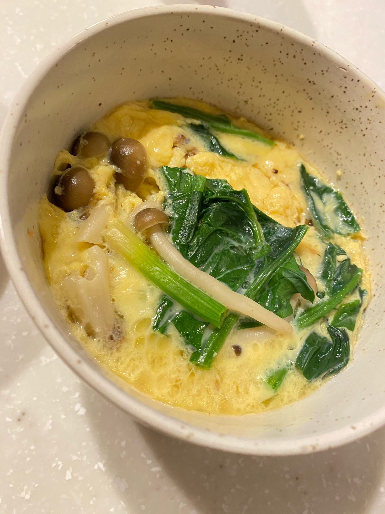 焼き鳥の缶詰で簡単レンジ★茶碗蒸し