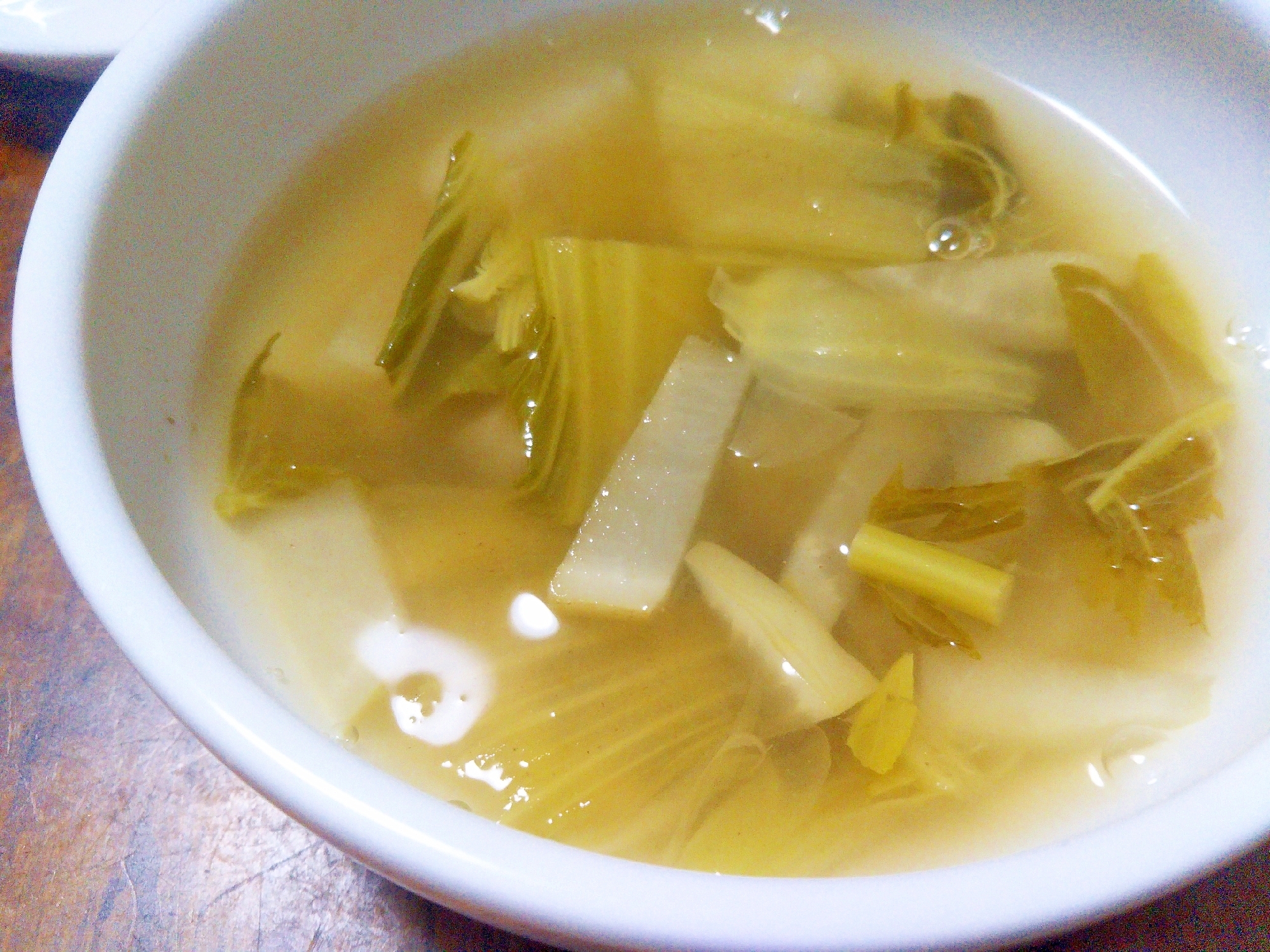 大根＆青梗菜のスープ