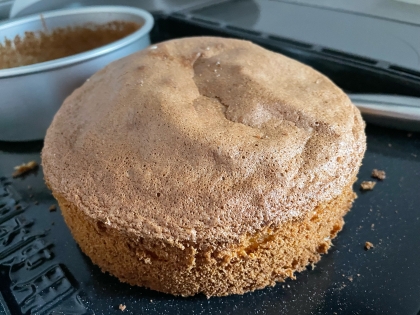 炊飯器で♪ココアコーヒーケーキ