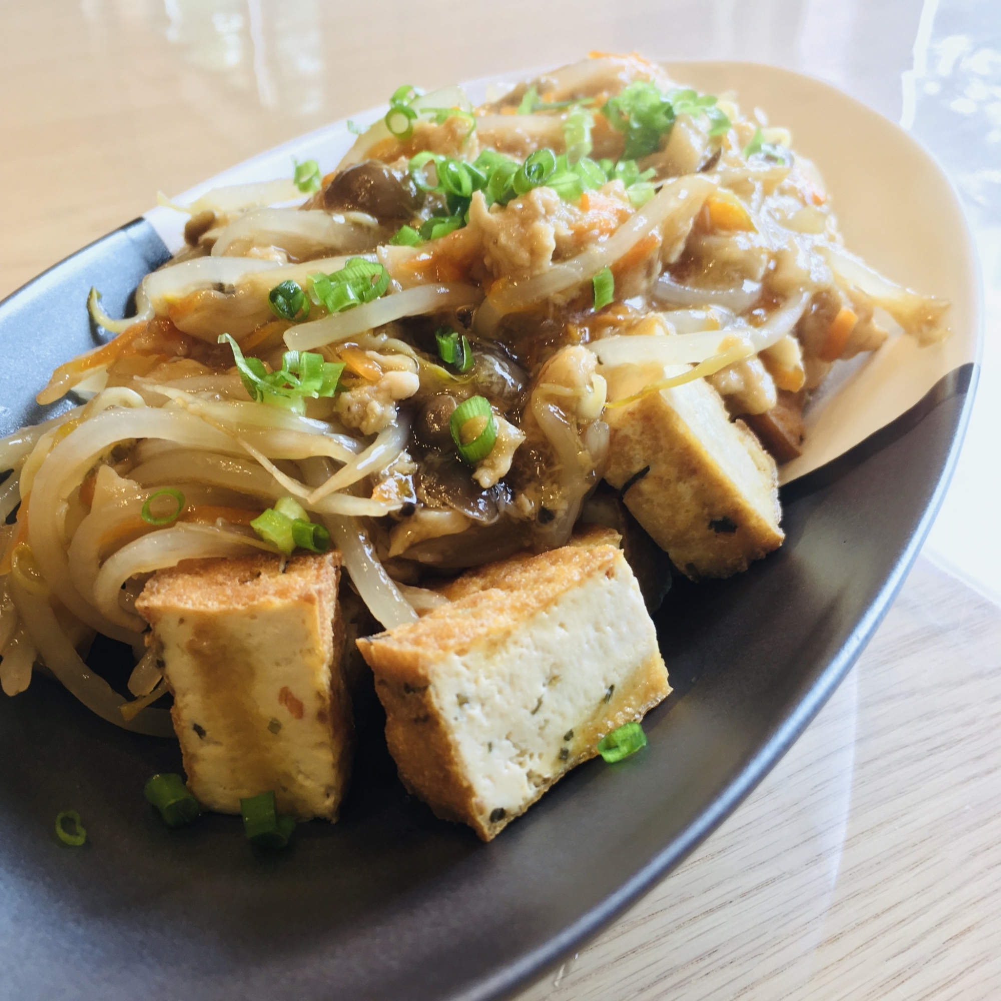 厚揚げの野菜餡かけ