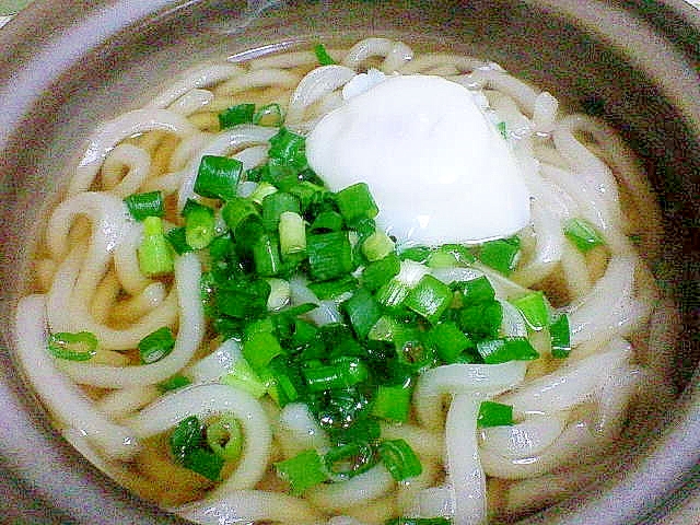 だしの素＋冷凍うどん＝関西風うどん